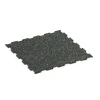 Aufsicht auf die Unterseite, also die Bodenseite von WARCO-Formteil 6459 - Suelo de Fitness Compacto im Format 50 × 50 × 0,8 cm.