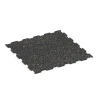 Aufsicht auf die Unterseite, also die Bodenseite von WARCO-Formteil 6460 - Suelo de Fitness Compacto im Format 50 × 50 × 0,8 cm.