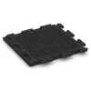 Aufsicht auf die Unterseite, also die Bodenseite von WARCO-Formteil 1314 - Loseta para perreras im Format 500 x 500 x 40 mm.