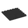 Aufsicht auf die Unterseite, also die Bodenseite von WARCO-Formteil 1601 - Pavimento Fitness Baldosas de Goma Classic im Format 1000 x 1000 x 30 mm.