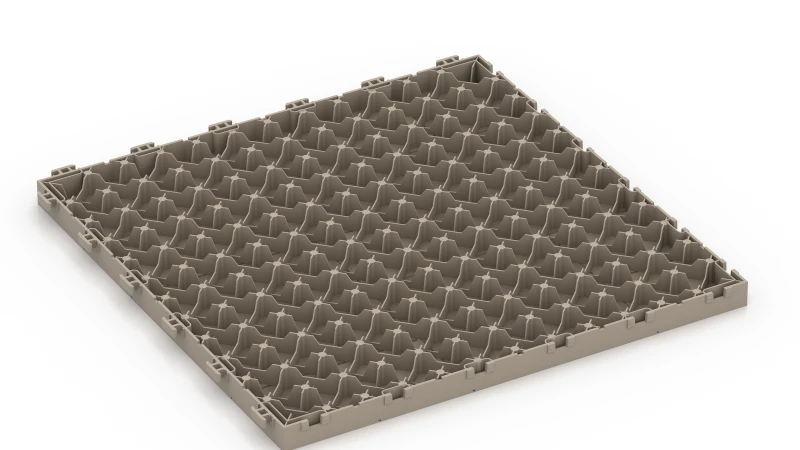 Rejilla clipsable PP con pies