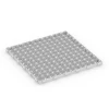 Aufsicht auf die Unterseite, also die Bodenseite von WARCO-Formteil 6328 - Espiga – Baldosa encajable im Format 38,5 x 38,5 x 2 cm.
