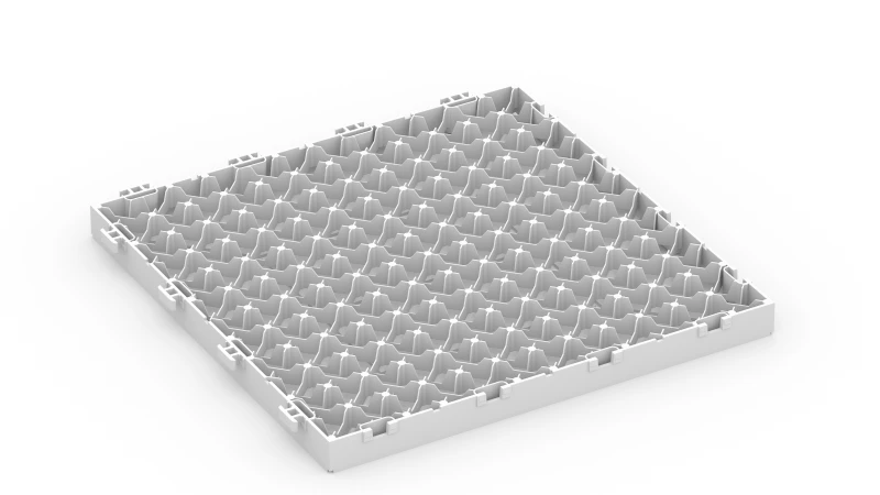 Rejilla clipsable PP con pies