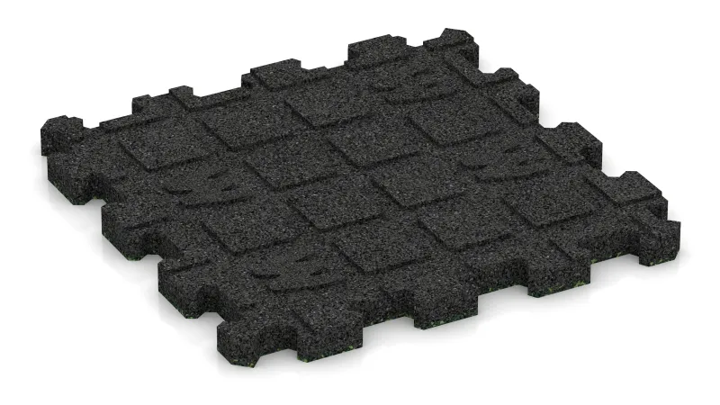 Canales de drenaje 4 x 15 mm - dispuestos en ángulo recto
