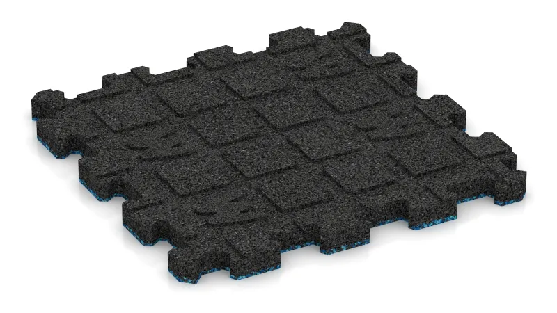 Canales de drenaje 4 x 15 mm - dispuestos en ángulo recto