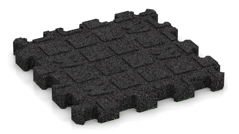 Canales de drenaje 4 x 15 mm - dispuestos en ángulo recto