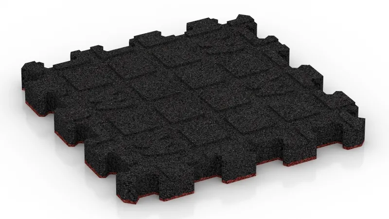 Canales de drenaje 4 x 15 mm - dispuestos en ángulo recto