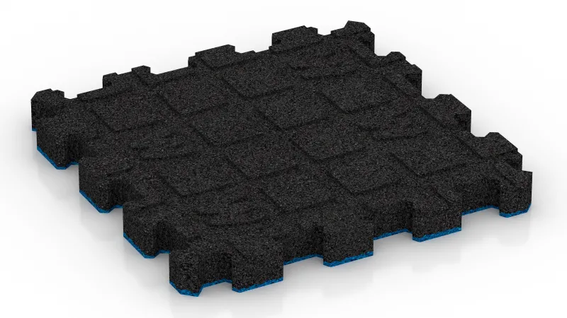 Canales de drenaje 4 x 15 mm - dispuestos en ángulo recto