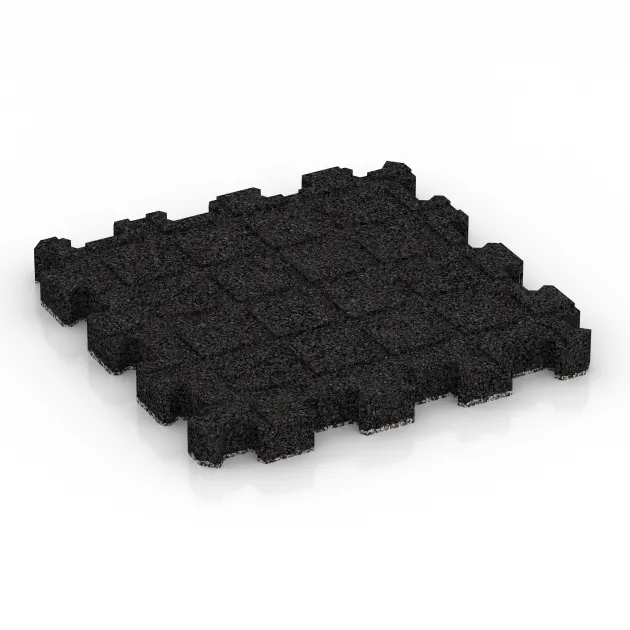 Aufsicht auf die Unterseite, also die Bodenseite von WARCO-Formteil 5227 - Baldosa borde piscina sin juntas im Format 306 x 306 x 30 mm.