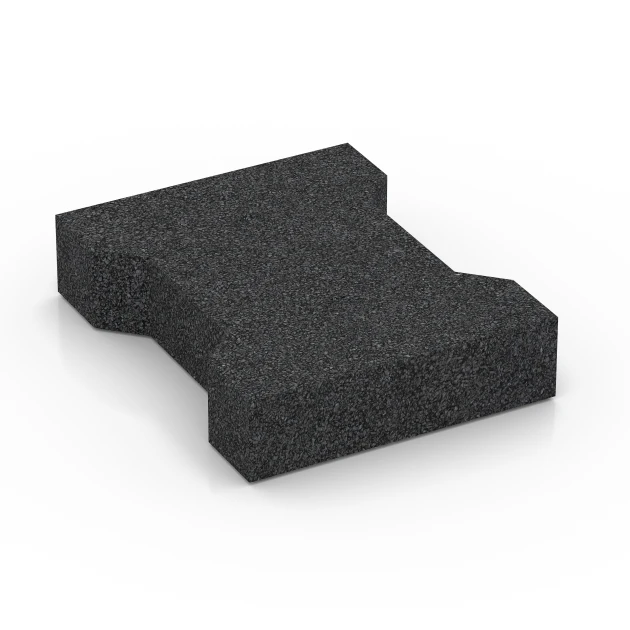 Aufsicht auf die Unterseite, also die Bodenseite von WARCO-Formteil 7068 - Adoquín im Format 20 x 16,5 x 4,5 cm | 0,0278 m².