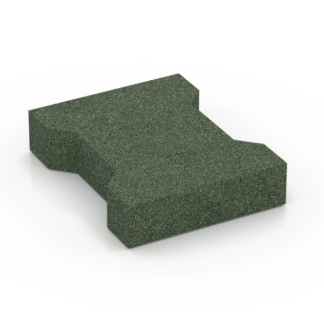 Aufsicht auf die Unterseite, also die Bodenseite von WARCO-Formteil 7070 - Adoquín im Format 20 x 16,5 x 4,5 cm | 0,0278 m².