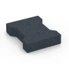 Aufsicht auf die Unterseite, also die Bodenseite von WARCO-Formteil 7071 - Adoquín im Format 20 x 16,5 x 4,5 cm | 0,0278 m².
