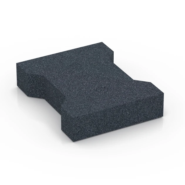 Aufsicht auf die Unterseite, also die Bodenseite von WARCO-Formteil 7071 - Adoquín im Format 20 x 16,5 x 4,5 cm | 0,0278 m².