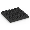 Aufsicht auf die Unterseite, also die Bodenseite von WARCO-Formteil 6441 - Loseta amortiguadora – 210 cm im Format 50 x 50 x 7 cm.