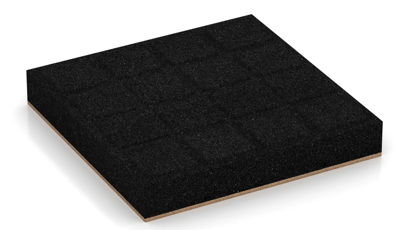 Apoyos cuadrados y canales