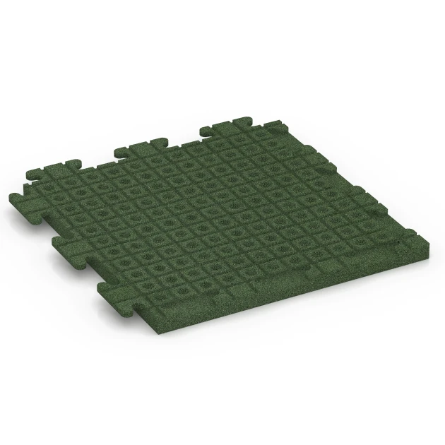 Aufsicht auf die Unterseite, also die Bodenseite von WARCO-Formteil 6977 - Baldosa de suelo fitness Classic im Format 50 x 50 x 3 cm | 0,25 m².