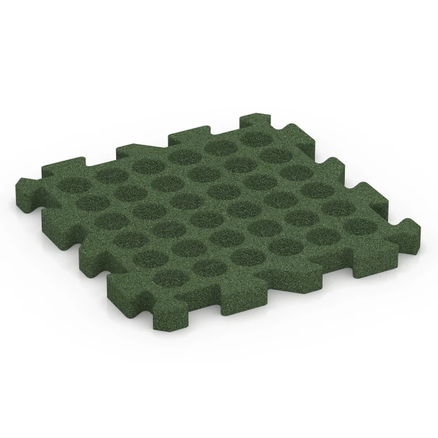 Aufsicht auf die Unterseite, also die Bodenseite von WARCO-Formteil 6982 - Losetas para pistas deportivas im Format 50 x 50 x 4 cm | 0,25 m².