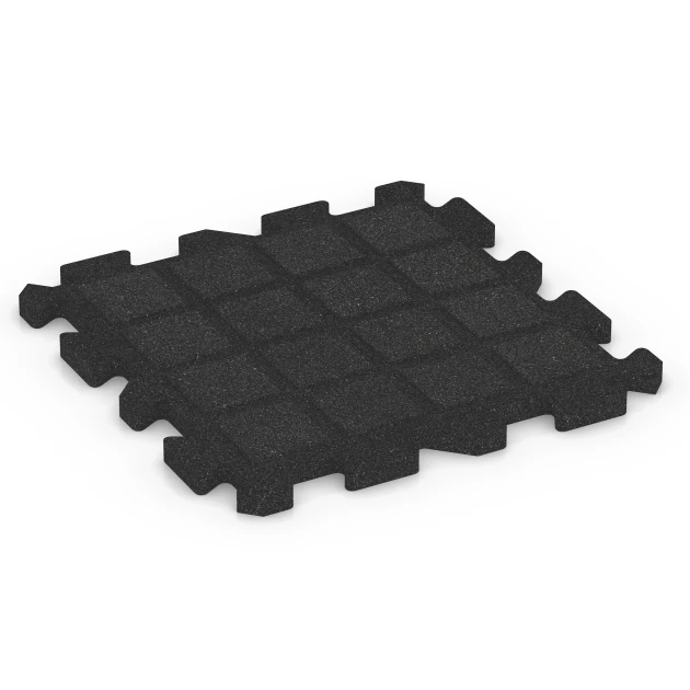 Aufsicht auf die Unterseite, also die Bodenseite von WARCO-Formteil 6987 - Losetas para pistas deportivas im Format 50 x 50 x 3 cm | 0,25 m².