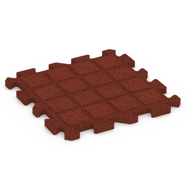 Aufsicht auf die Unterseite, also die Bodenseite von WARCO-Formteil 6989 - Losetas para pistas deportivas im Format 50 x 50 x 3 cm | 0,25 m².