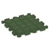 Aufsicht auf die Unterseite, also die Bodenseite von WARCO-Formteil 6991 - Losetas para pistas deportivas im Format 50 x 50 x 3 cm | 0,25 m².