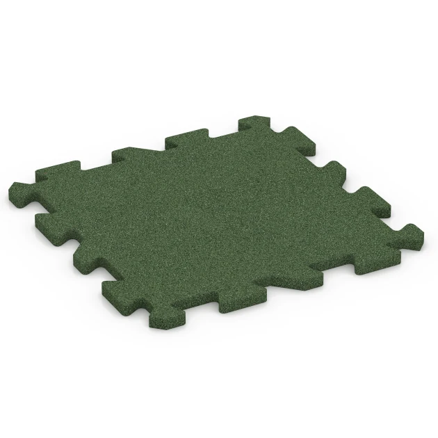 Aufsicht auf die Unterseite, also die Bodenseite von WARCO-Formteil 6985 - Losetas de caucho para gimnasio im Format 50 x 50 x 2 cm | 0,25 m².