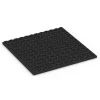 Aufsicht auf die Unterseite, also die Bodenseite von WARCO-Formteil 6387 - Loseta de caucho para cuadras Premium im Format 100 x 100 x 4,5 cm | 1,00 m².