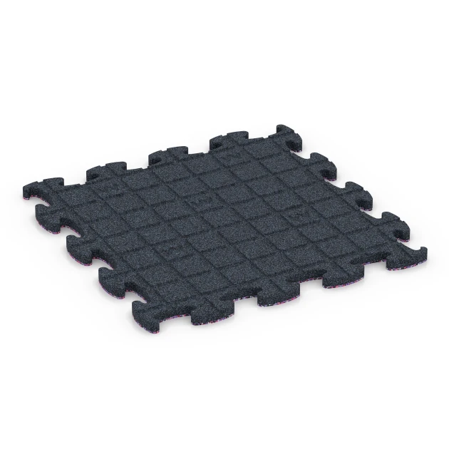 Aufsicht auf die Unterseite, also die Bodenseite von WARCO-Formteil 6801 - Pavimento agility canino im Format 44,6 x 44,6 x 1,8 cm.