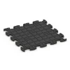 Aufsicht auf die Unterseite, also die Bodenseite von WARCO-Formteil 6865 - Suelo Fitness Max im Format 46 x 46 x 1,8 cm.