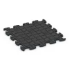 Aufsicht auf die Unterseite, also die Bodenseite von WARCO-Formteil 6866 - Suelo Fitness Max im Format 46 x 46 x 1,8 cm.