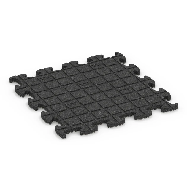 Aufsicht auf die Unterseite, also die Bodenseite von WARCO-Formteil 6842 - Fitness Active suelo im Format 46 x 46 × 2,8 cm.