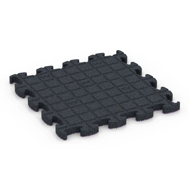 Aufsicht auf die Unterseite, also die Bodenseite von WARCO-Formteil 6945 - Loseta de terraza im Format 44,6 x 44,6 × 2,8 cm.