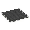 Aufsicht auf die Unterseite, also die Bodenseite von WARCO-Formteil 6847 - Fitness Active suelo im Format 46 x 46 × 2,8 cm.