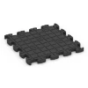 Aufsicht auf die Unterseite, also die Bodenseite von WARCO-Formteil 6877 - Suelo Fitness Max im Format 46 x 46 × 2,8 cm.
