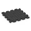 Aufsicht auf die Unterseite, also die Bodenseite von WARCO-Formteil 6879 - Suelo Fitness Max im Format 46 x 46 × 2,8 cm.