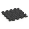 Aufsicht auf die Unterseite, also die Bodenseite von WARCO-Formteil 6880 - Suelo Fitness Max im Format 46 x 46 × 2,8 cm.