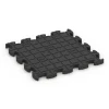 Aufsicht auf die Unterseite, also die Bodenseite von WARCO-Formteil 6883 - Suelo Fitness Max im Format 46 x 46 × 2,8 cm.