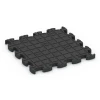 Aufsicht auf die Unterseite, also die Bodenseite von WARCO-Formteil 6884 - Suelo Fitness Max im Format 44,6 x 44,6 × 2,8 cm.