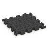 Aufsicht auf die Unterseite, also die Bodenseite von WARCO-Formteil 6885 - Suelo Fitness Max im Format 46 x 46 × 2,8 cm.