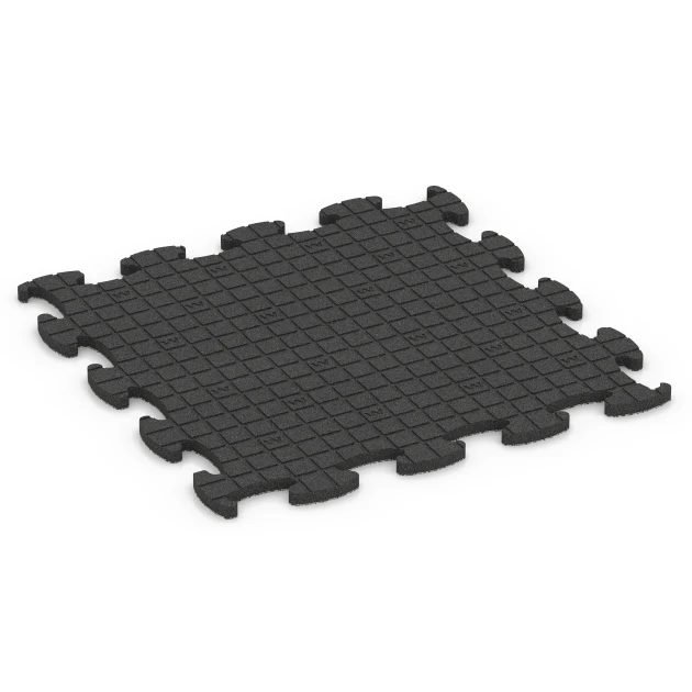 Aufsicht auf die Unterseite, also die Bodenseite von WARCO-Formteil 6851 - Fitness Active suelo im Format 98 x 98 x 2,8 cm.