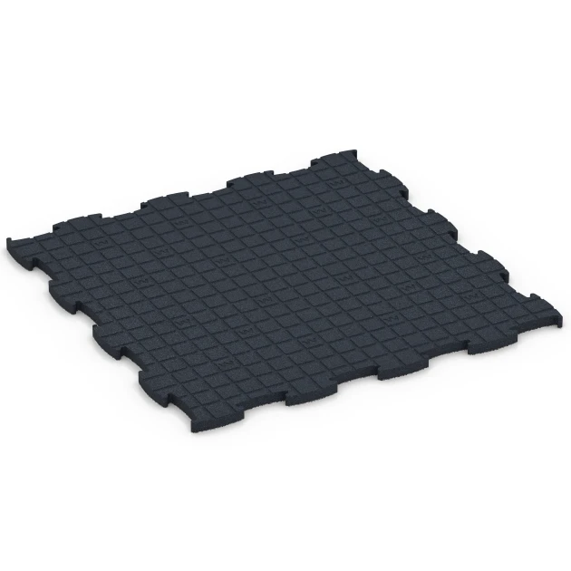 Aufsicht auf die Unterseite, also die Bodenseite von WARCO-Formteil 6887 - Suelo Fitness Max im Format 97,1 x 97,1 x 2,8 cm.