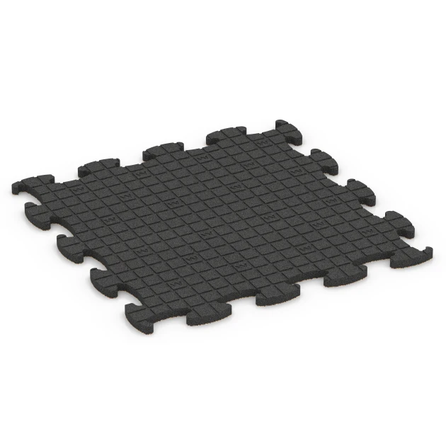 Aufsicht auf die Unterseite, also die Bodenseite von WARCO-Formteil 6889 - Suelo Fitness Max im Format 98 x 98 x 2,8 cm.