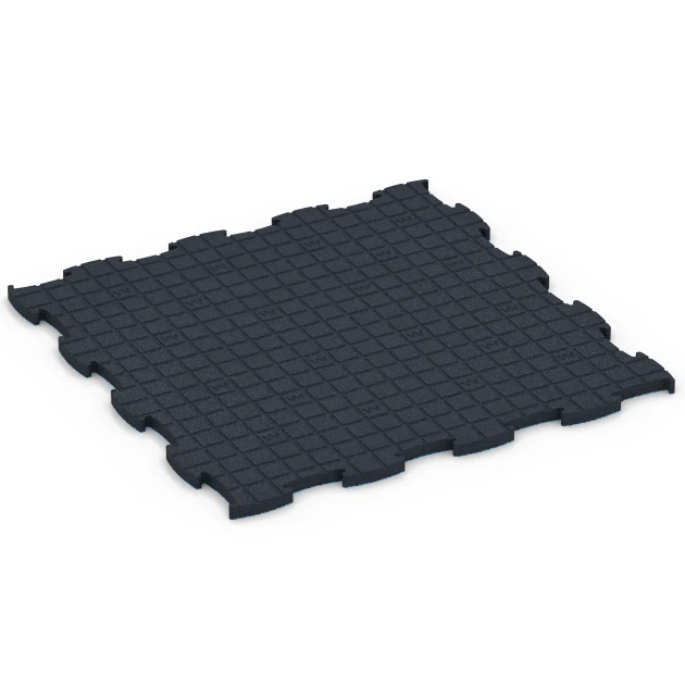 Aufsicht auf die Unterseite, also die Bodenseite von WARCO-Formteil 6893 - Suelo Fitness Max im Format 97,1 x 97,1 x 2,8 cm.