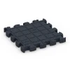 Aufsicht auf die Unterseite, also die Bodenseite von WARCO-Formteil 6959 - Fitness Premium suelo deportivo im Format 28,9 x 28,9 x 2,8 cm.