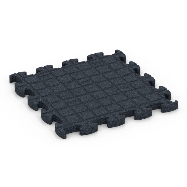 Aufsicht auf die Unterseite, also die Bodenseite von WARCO-Formteil 6961 - Fitness Premium suelo deportivo im Format 45,9 x 45,9 x 2,8 cm.