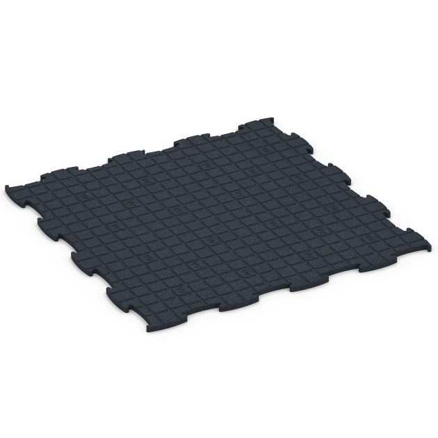 Aufsicht auf die Unterseite, also die Bodenseite von WARCO-Formteil 6968 - Fitness Premium suelo técnico im Format 99 x 99 x 1,8 cm.