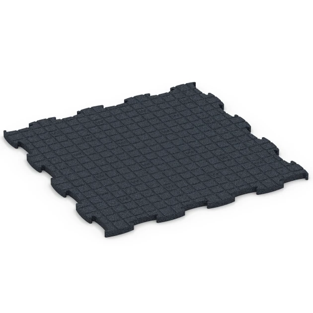 Aufsicht auf die Unterseite, also die Bodenseite von WARCO-Formteil 6963 - Fitness Premium suelo deportivo im Format 99 x 99 x 2,8 cm.