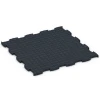 Aufsicht auf die Unterseite, also die Bodenseite von WARCO-Formteil 6969 - Fitness Premium suelo técnico im Format 99 x 99 x 2,8 cm.