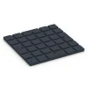 Aufsicht auf die Unterseite, also die Bodenseite von WARCO-Formteil 7134 - Suelo de gimnasio para exterior im Format 60 x 60 x 3 cm | 0,36 m².