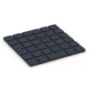 Aufsicht auf die Unterseite, also die Bodenseite von WARCO-Formteil 7135 - Suelo de gimnasio para exterior im Format 60 x 60 x 3 cm | 0,36 m².