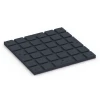 Aufsicht auf die Unterseite, also die Bodenseite von WARCO-Formteil 7137 - Suelo de gimnasio para exterior im Format 60 x 60 x 3 cm | 0,36 m².